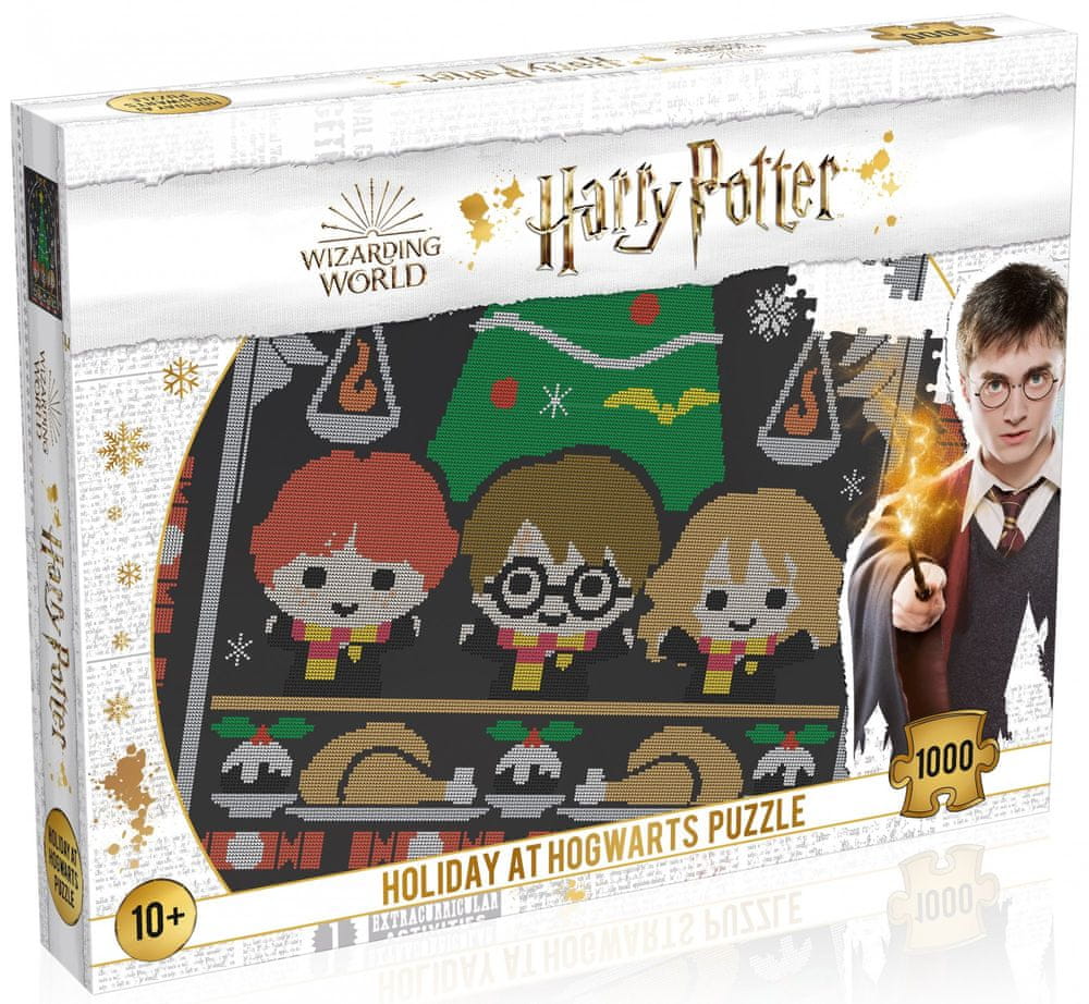 Winning Moves Puzzle Harry Potter: Vianoce v Rokforte 1000 dielikov